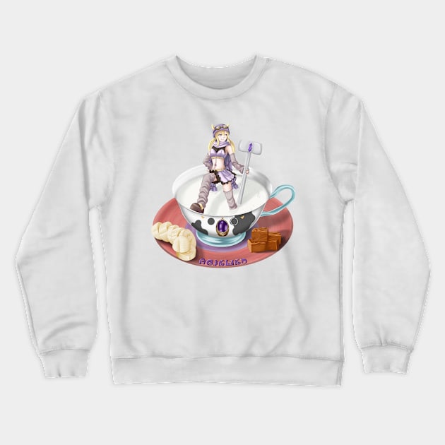 Felicia Mistuki in a teacup Crewneck Sweatshirt by Antonydraws